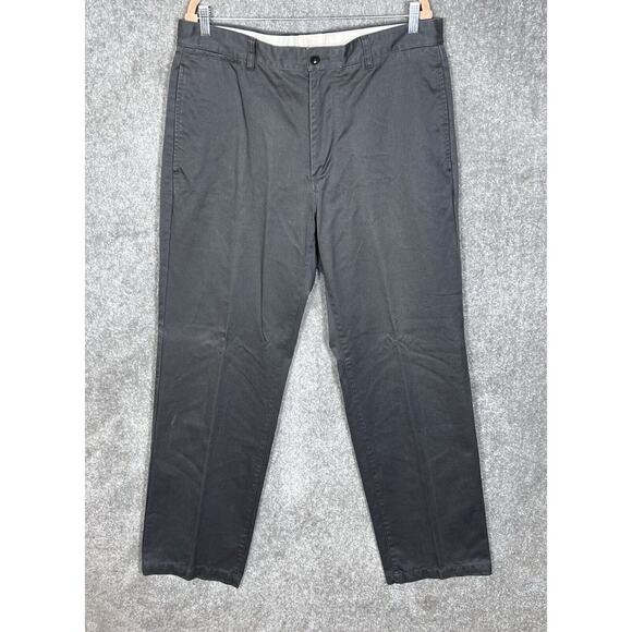 Gap Khakis Classic Fit Chino Pants Mens Size‎ 36x34 Gray Cotton Pockets Straight - Picture 1 of 9